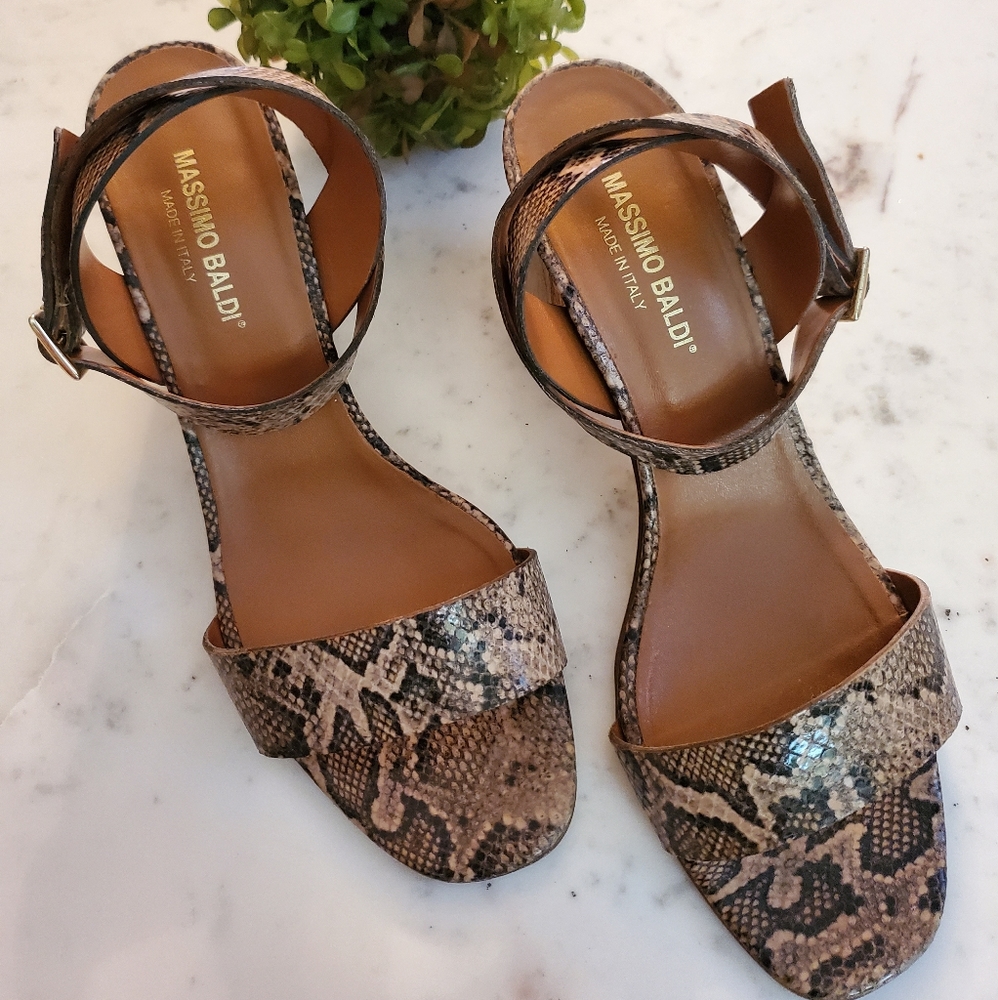 MASSIMO BALDI Lavorazione Artigiana heeled sandals